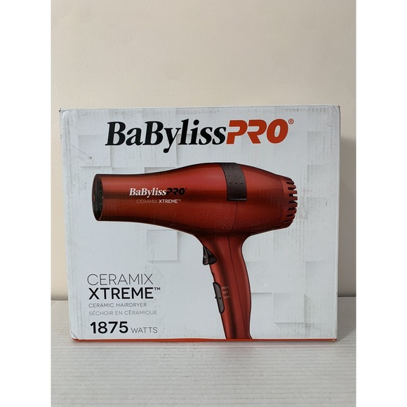 BaByliss PRO Other - Babyliss PRO Professional Ceramic Hair Dryer Ceramix Xtreme Red NEW
